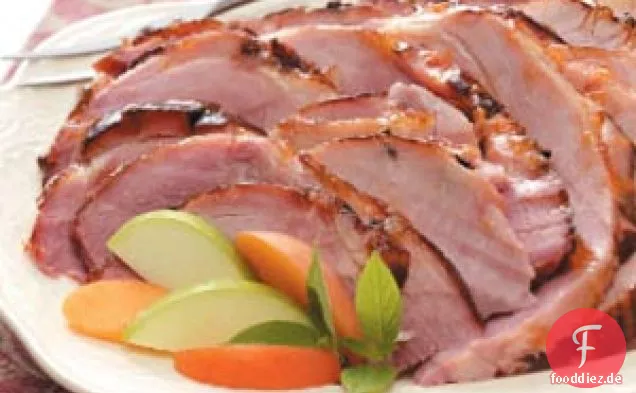 Gebackener Schinken mit Aprikosen