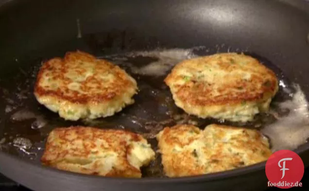 Knusprige Kartoffelpüree-Kuchen