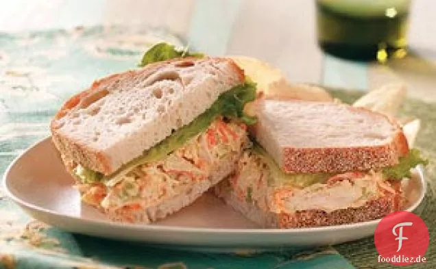Italienische Hähnchensalat-Sandwiches