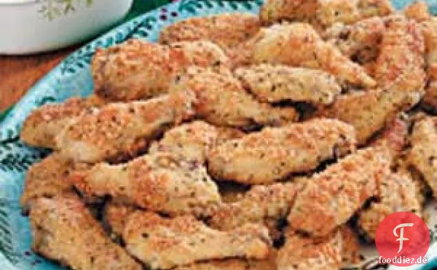 Hähnchenflügel mit Parmesan
