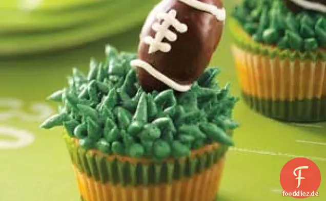 Trüffel-Fußball-Cupcakes