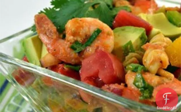 Konfetti-Krabbencocktail-Nudelsalat