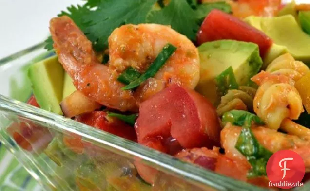 Konfetti-Krabbencocktail-Nudelsalat