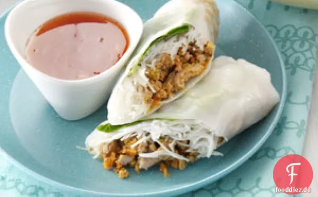 Frühlingsrollen mit Schweinefleisch