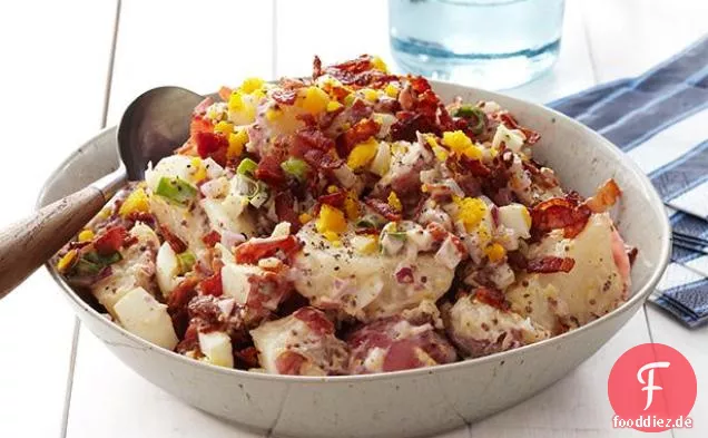 Kartoffelsalat mit Speck und Ei