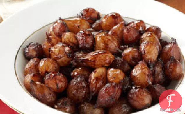 Karamellisierte Portweinzwiebeln
