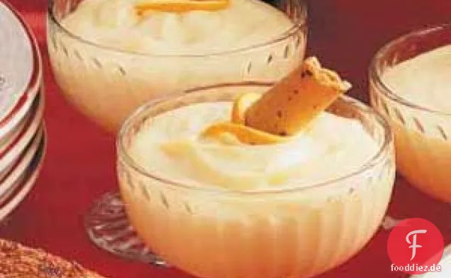 Weißer Schokoladenpudding