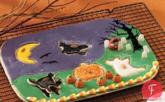 Halloween-Nacht-Plätzchen-Puzzle
