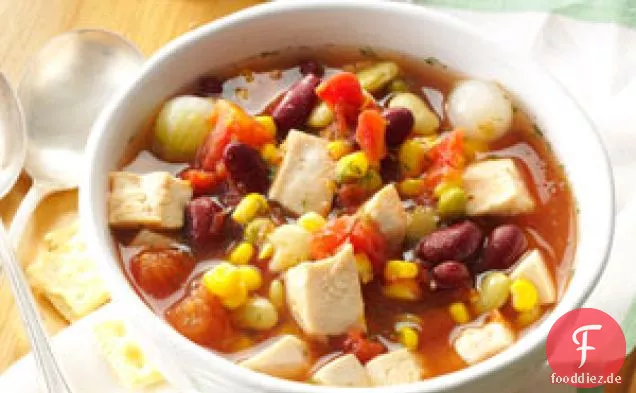 Hühnerbohnensuppe
