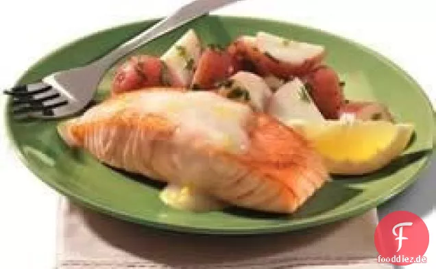 Fisch mit Zitronensauce