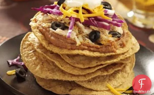 Chili-Limetten-Hühnchen-Tostadas