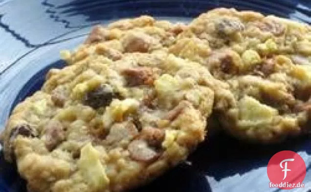 Apfelkekse mit Zimtstückchen