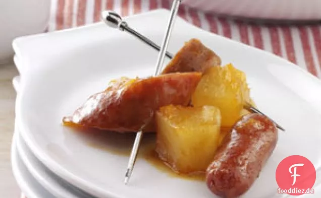 Grillwurst-Häppchen