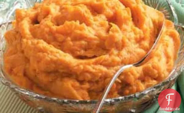 Süß-weißer Kartoffelbrei