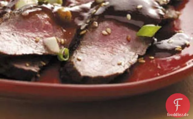 Gegrilltes asiatisches Flanksteak