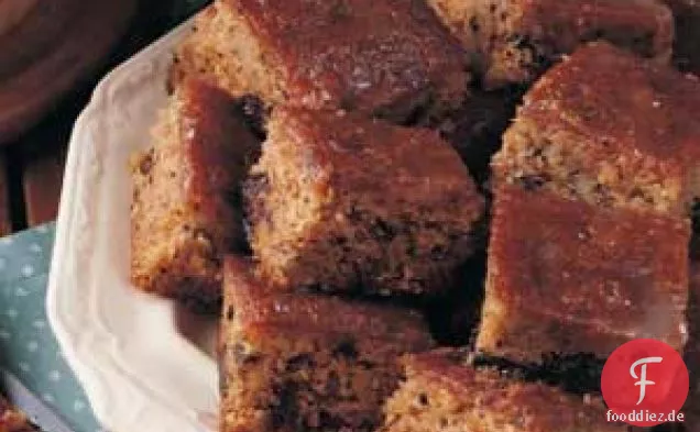 Pflaumenkuchen mit Glasur