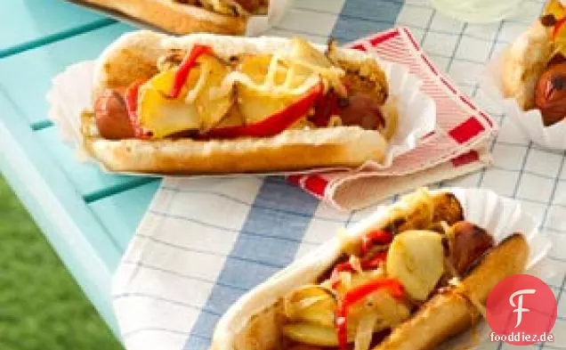 Hot Dogs nach Jersey-Art