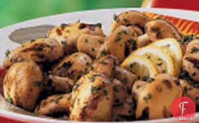 Zitronen-Knoblauch-Pilze