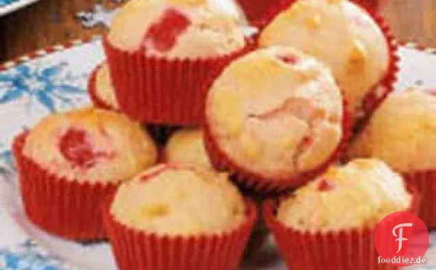 Kirsch-Vanille-Mini-Muffins