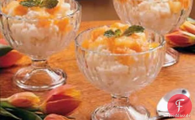 Aprikosen-Reis-Pudding