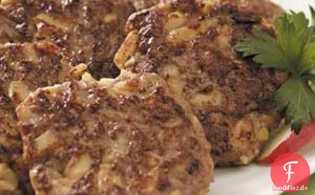 Pikante Apfel-Hähnchenwurst