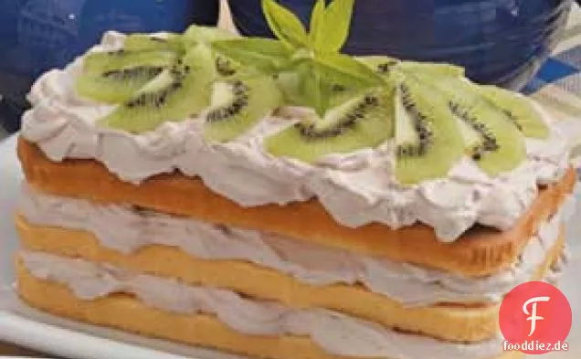 Rührkuchen mit Mousse-Topping