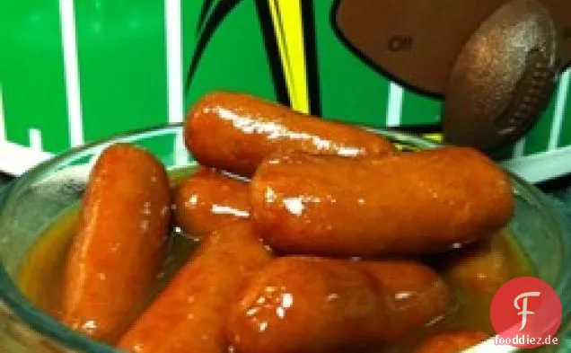 Slow Cooker-Würstchen in Wiener-BBQ-Sauce
