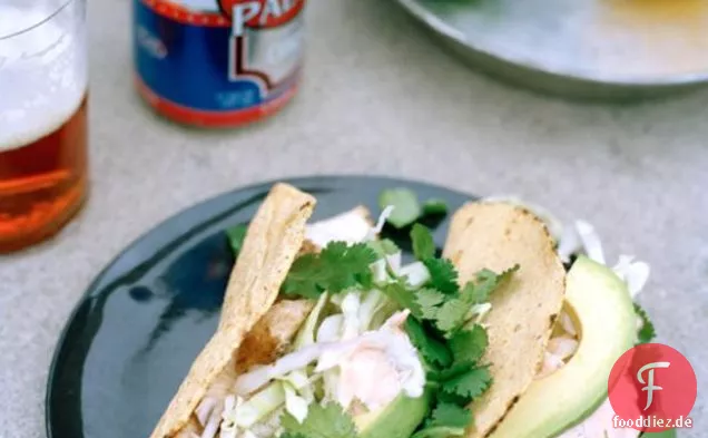 Gegrillte Fisch-Tacos Mit Chipotle-Crema