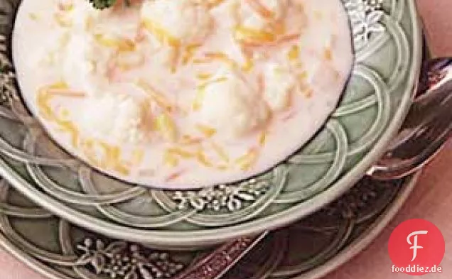 Blumenkohl-Käse-Suppe