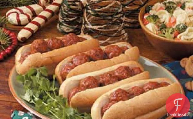 Italienische Fleischbällchen-Hoagies