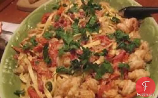 Pasta mit Garnelen