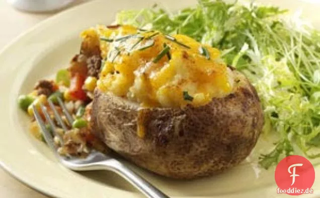 Shepherd's Pie Zweimal gebackene Kartoffeln