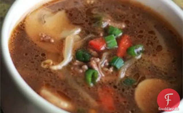 Asiatische Burgersuppe