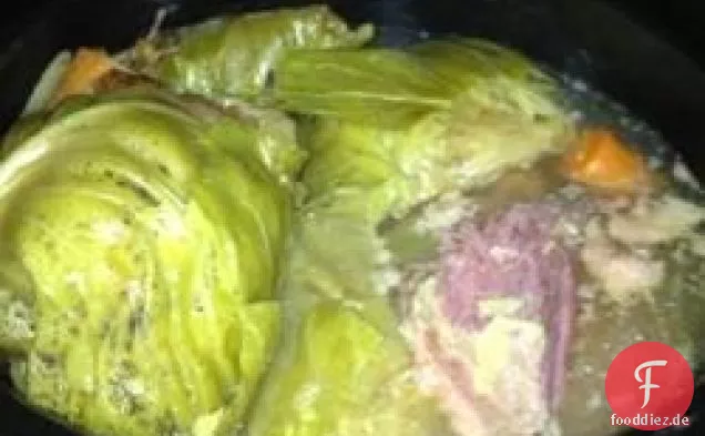 Einfaches Corned Beef und Kohl