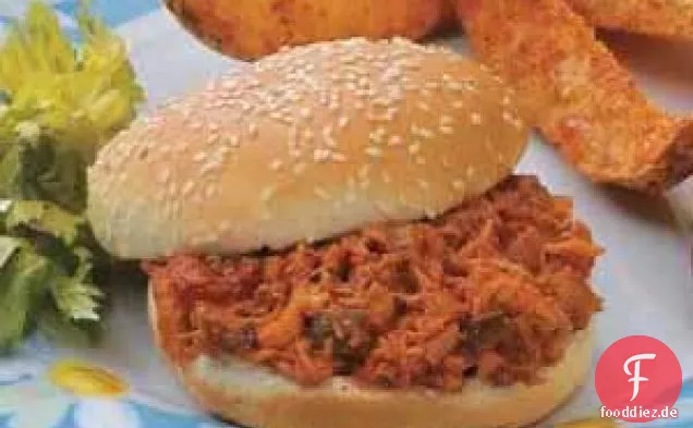 BBQ-Hühnchen-Sandwiches
