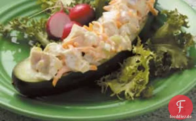 Hähnchen-Gurken-Boote