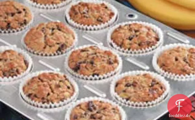 Kleie-Bananen-Muffins