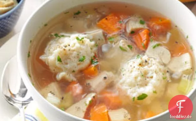 Gesunde Hühnerknödelsuppe