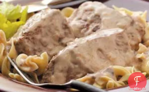 Cremiges Schweizer Steak