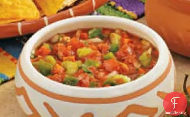 Knusprige Gartensalsa