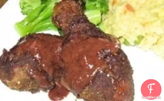 Exotisches Granatapfelhuhn