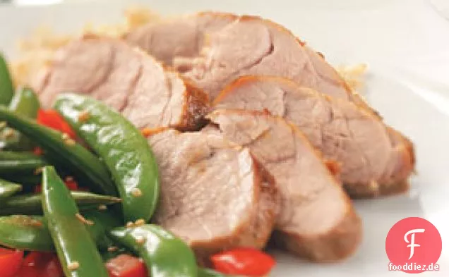 Mariniertes asiatisches Schweinefilet