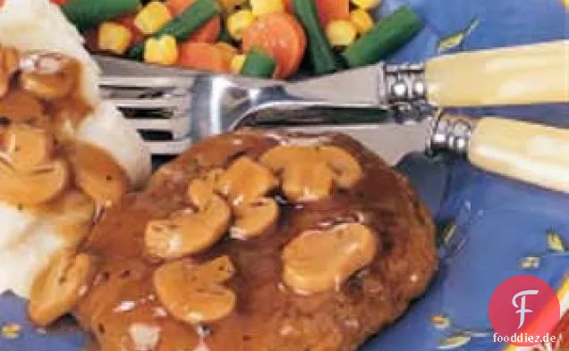 Salisbury-Steak mit Pilzen