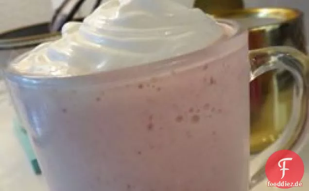 Perfekter Erdbeermilchshake