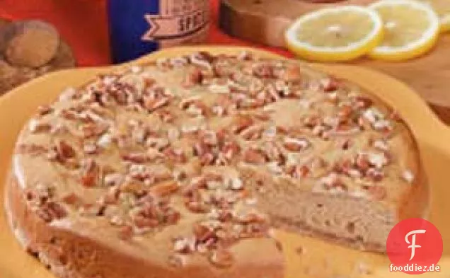 Toffee-Pekannuss-Muskatnuss-Kuchen