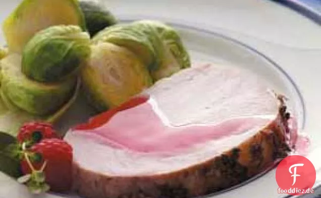 Pikanter Himbeer-Schweinebraten