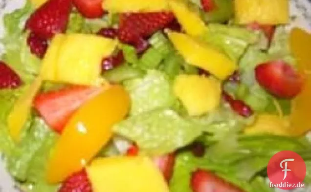 Der richtig gute Salat mit Fruchtstücken
