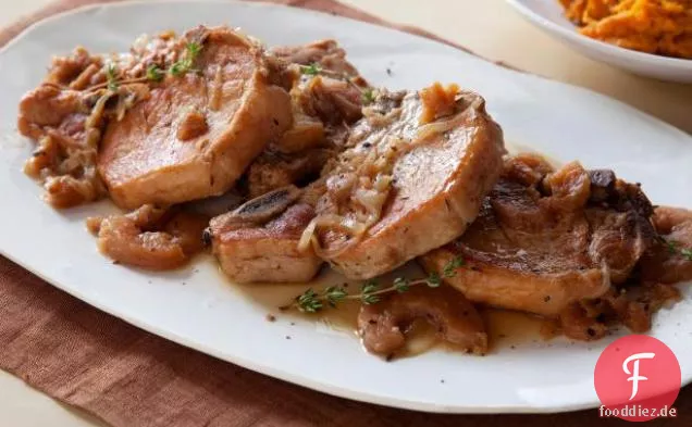 Pfeffer-Schweinekoteletts aus dem Slow Cooker