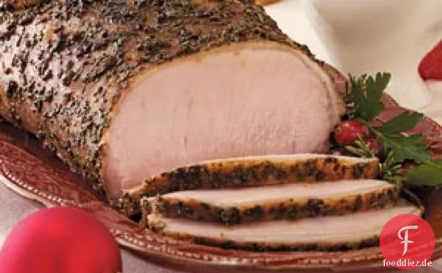 Pikanter Schweinelendenbraten