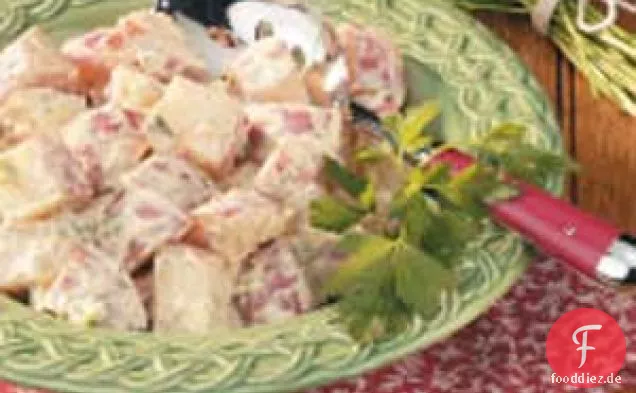 Pikanter fettarmer Kartoffelsalat